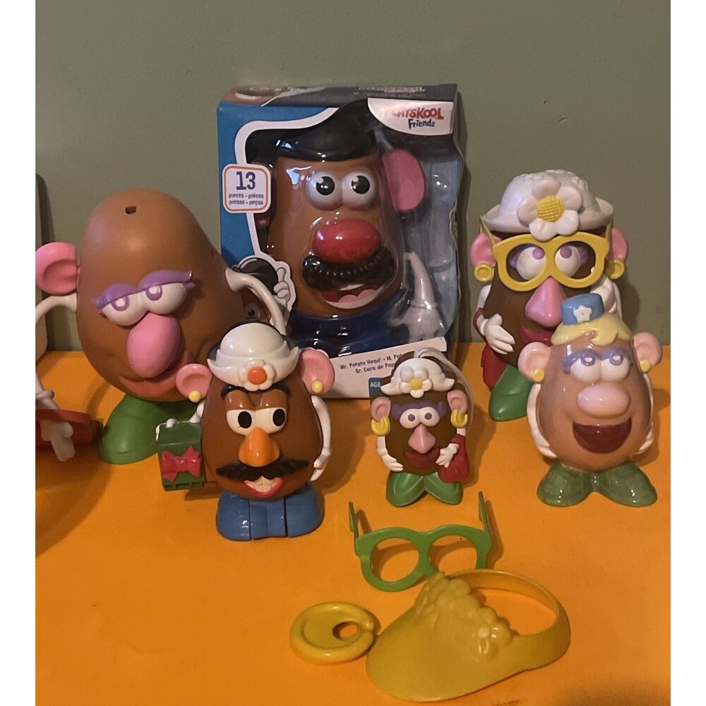vintage mr potato head Lot Of 7 . One Is Sealed . See Des.